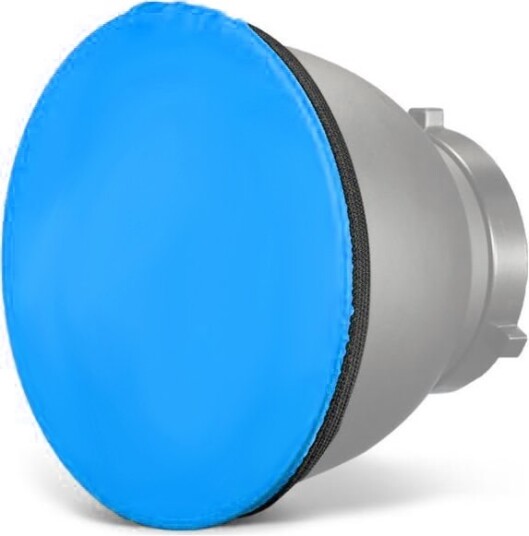 Diffusor til reflektor - Blå - 18 cm