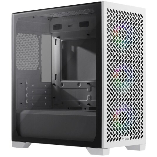 Cooler Master Elite 302 Mini Tower Kabinett microATX Hvit med Vindu Cooler Master Elite 302 Mini Tower Kabinett microATX Hvit med Vindu