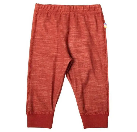 Leggings i chilirød ull-bambus | Baby SPAR 30% | Joha Leggings Chili rød | størrelse 60 | 52% ull med 44% organisk bambus og 4% polyamid30