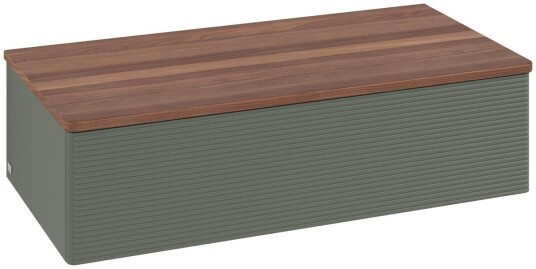 Villeroy & Boch Villeroy & Boch Antao Sideskap 100x50x26,8 cm m/lys Grønn/Valnøtt
