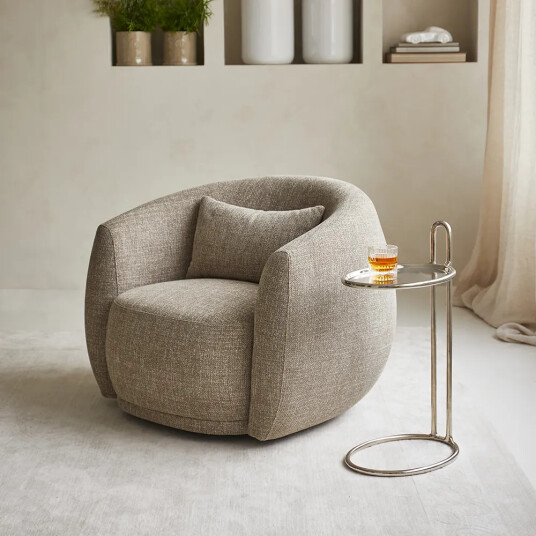 Riviera Maison Roterende lenestol Leonardo Bright Taupe Riviera Maison Roterende lenestol Leonardo Bright Taupe