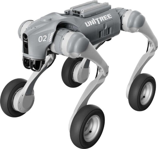 Unitree Go2-W U1 Firbeint Hybridrobot med 3D-LiDAR