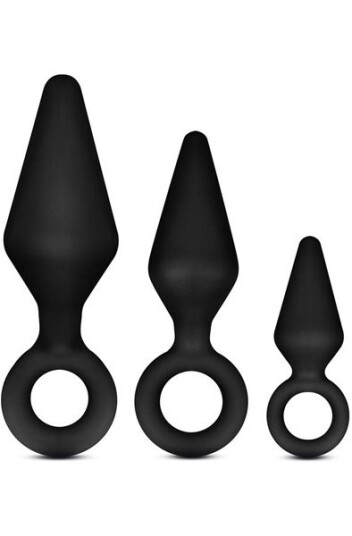 Anal Adventures Platinum Loop Plug Kit