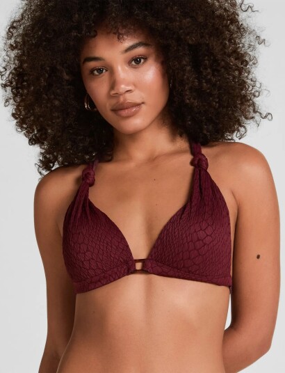 Hunkemöller Aruba Moulded Triangle   Burgundy   L