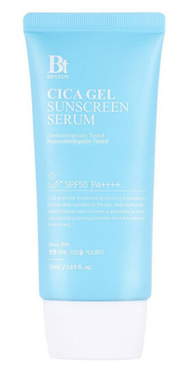 Benton Cica Gel Solkrem Serum SPF50 PA++++ 50 ml Benton Cica Gel Solkrem Serum SPF50 PA++++ 50 ml