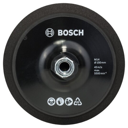 Bosch slipetallerken m14 m/ borrelås Bosch slipetallerken m14 m/ borrelås