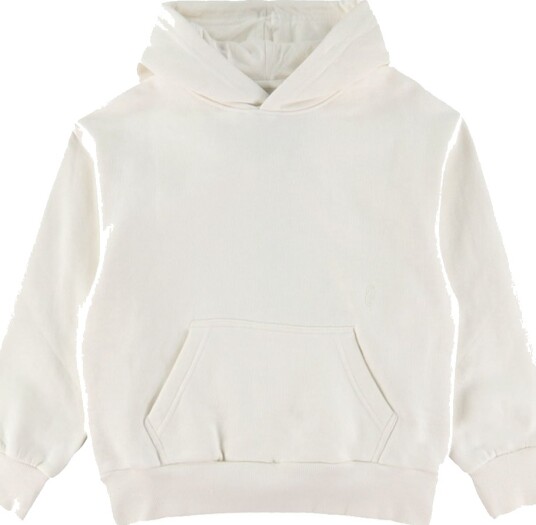 Grunt Hettegenser   GrFenja   Off White m. Trykk   Grunt   18 år 188   Hettegenser   Hvit