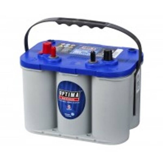 Optima AGM Blue Top 12Volt 55AH Venstre +pol.