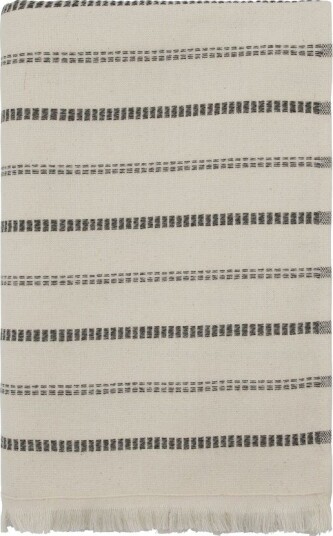 Meraki - Håndkle 70x140 cm offwhite/svart Meraki - Håndkle 70x140 cm offwhite/svart