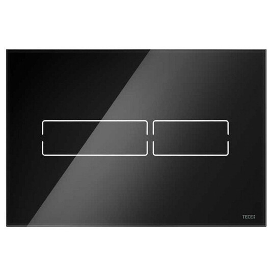 Tece Tecelux Mini Elektronisk Betjeningsplate Svart Glass