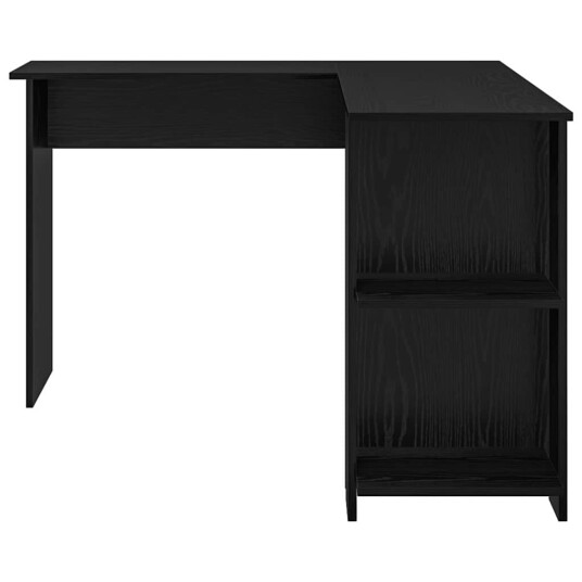 svart eik skrivebord Svart eik MDF Middels Hjørneskrivebord