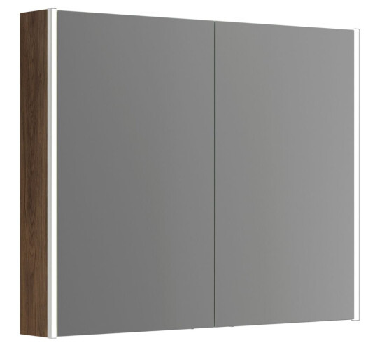 Dansani Inzo Ambi Speilskap 2 Dører B60-100xh80xd15cm Brun eik / 100cm