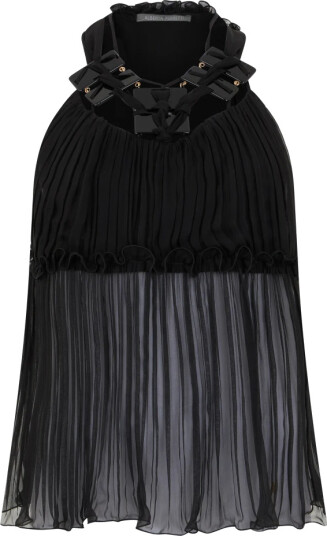 Alberta Ferretti Dame Topper Svart S,