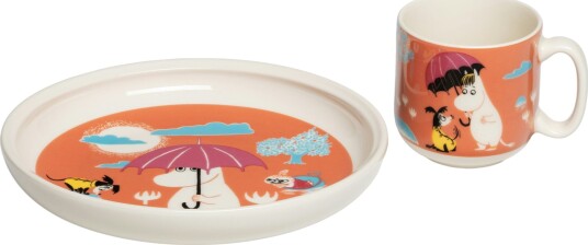 Moomin Barneservise Under paraplyet Moomin Barneservise Under paraplyet