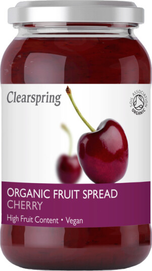 Clearspring økologisk kirsebærsyltetøy 280 g Clearspring økologisk kirsebærsyltetøy 280 g