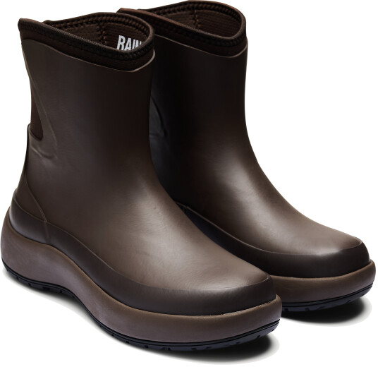 Rains Women"s Dry Boot Mid W3 Bark 38