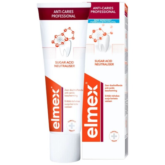 ELMEX Tannkrem Anti caries Profesjonell Xylitol 75 ml ELMEX Tannkrem Anti caries Profesjonell Xylitol 75 ml
