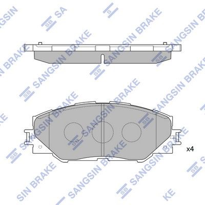 Bremseklosser Hi Q SP2138 Bremseklosser Hi Q SP2138