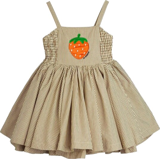 Mini Rodini Poplin Yd Smock Dress   Multi/patterned   140/146