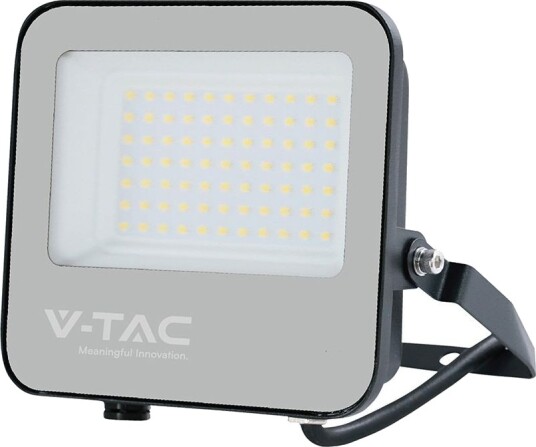 V Tac 50W LED lyskaster 185lm/W arbeidslampe utendørs Dimbar : Ikke dimbar Farge på huset : Svart Kulør : Nøytral