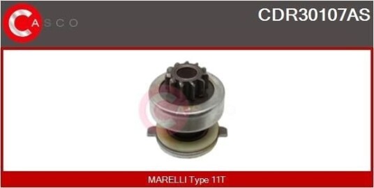Lite tannhjul, starter CASCO CDR30107AS