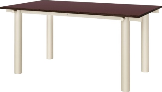Atura Spisebord 90x160 cm Lys Cashmere / Vinrød Atura Spisebord 90x160 cm Lys Cashmere / Vinrød