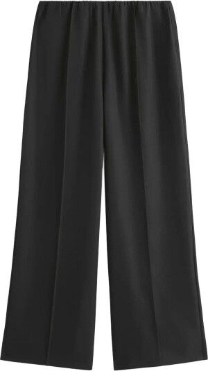 Lindex Wide Trousers Elastic Waist BLACK XL
