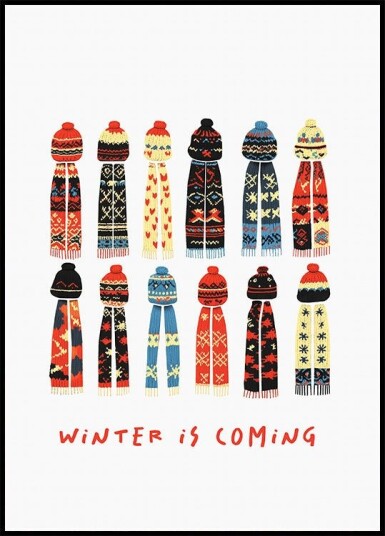 Winter Is Coming Poster Plakat / 40x50cm Winter Is Coming Poster Plakat / 40x50cm