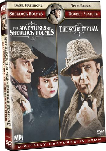 Sherlock Holmes Double Feature: Adventures DVD