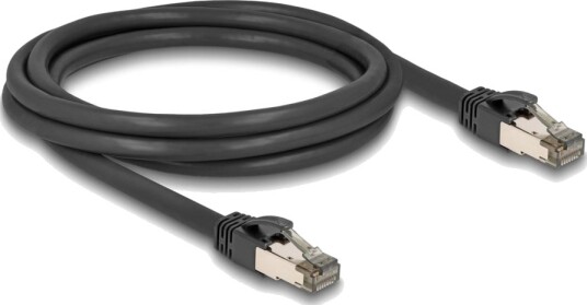 Delock Rj 45 Cat 6A U/Ftp Svart 2 M Delock Rj 45 Cat 6A U/Ftp Svart 2 M