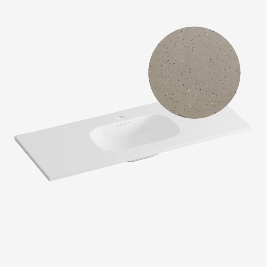 Korsbakken Nice Heldekkende Terrazzo Lava 120cm Korsbakken Nice Heldekkende Terrazzo Lava 120cm