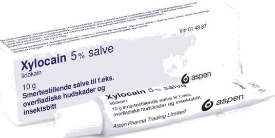 Xylocain salve 5% 10 G