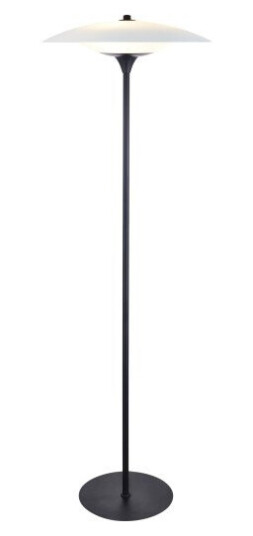 Halo Design - BARONI gulvlampe Ø46 Sort/Opal Halo Design - BARONI gulvlampe Ø46 Sort/Opal