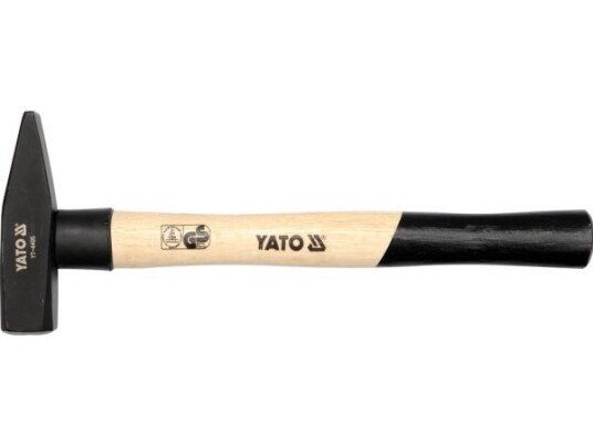 Yato YT-4495 Naglehammer 500g i Stål med Trehåndtak 32 cm Yato YT-4495 Naglehammer 500g i Stål med Trehåndtak 32 cm