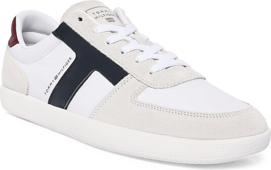 Tommy Hilfiger Th Tribeca Sneaker Mix White 45 Tommy Hilfiger Th Tribeca Sneaker Mix White 45