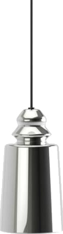Karman Alibaglass Taklampe Liten Nikkel