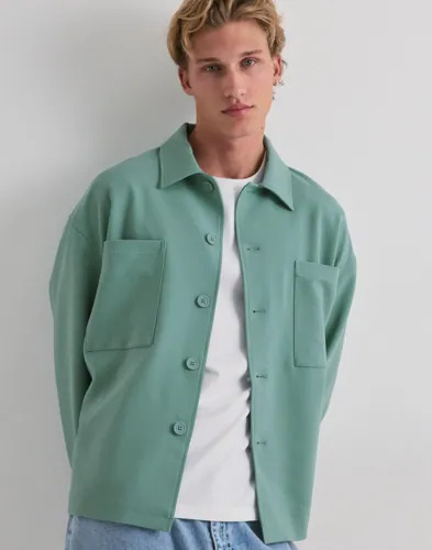 Que Sera Sera Brody Boxy Overshirt Overshirts Grønn