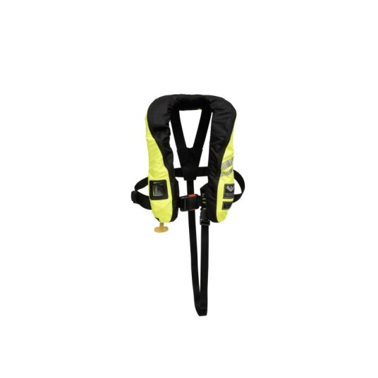 Viking You Safe Edge Harness oppblåsbar redningsvest svart/gul