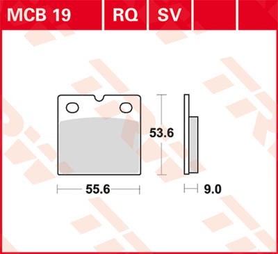 Bremseklosser TRW MCB19SV Bremseklosser TRW MCB19SV