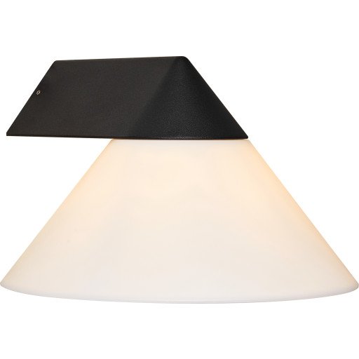 Other Brand Linas vegglampe for utendørsbruk IP54 - Svart/Hvit