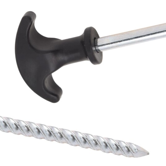  Teltplugger 24 stk 17 cm Ø7 mm galvanisert stål