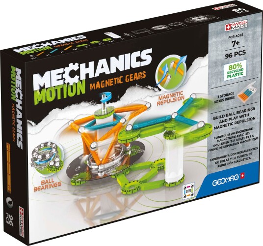 Geomag Mechanics Motion 2 Magnetisk Gir Byggesett 96 Brikker Geomag Mechanics Motion 2 Magnetisk Gir Byggesett 96 Brikker