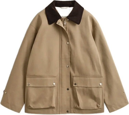 Gant Cotton Spring Decker Jacket Brown L