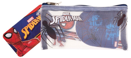 Marvel Spider-Man Pennal med Skrivesett Blå