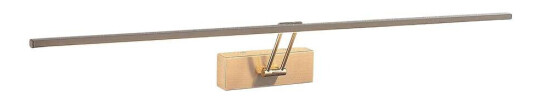 Lucande Thibaud LED-bildelampe, nikkel 83,4 cm