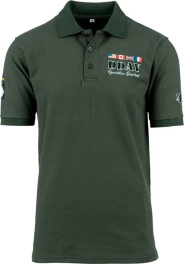 Fostex Polo T shirt D Day 1944 Green Grønn