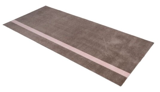 Tica Copenhagen Gulvmatte Stripe Sand-LysRosa 90x200cm