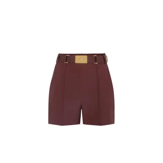 Elisabetta Franchi Dame Shorts Brun M Elisabetta Franchi Dame Shorts Brun M