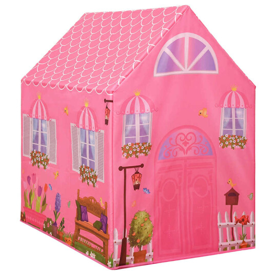 vidaXL Leketelt med 250 baller rosa 69x94x104 cm vidaXL Leketelt med 250 baller rosa 69x94x104 cm
