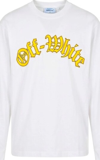 Off White, Herre, Topper, Hvit, L,